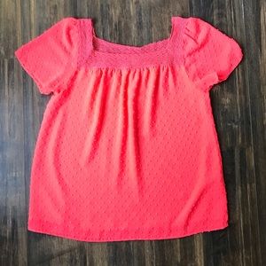 J Crew coral top